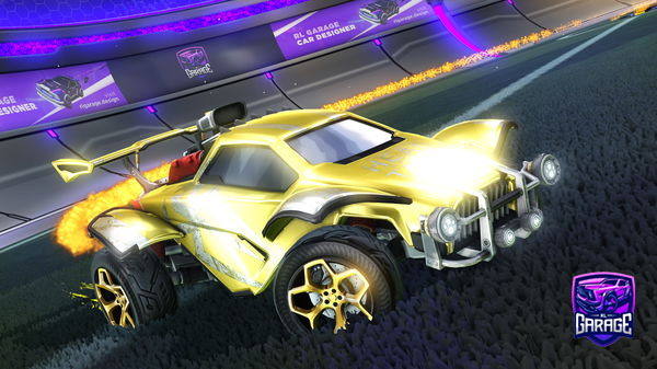 A Rocket League car design from 1MahdaWi