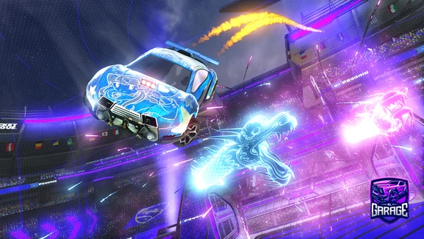 A Rocket League car design from uxis
