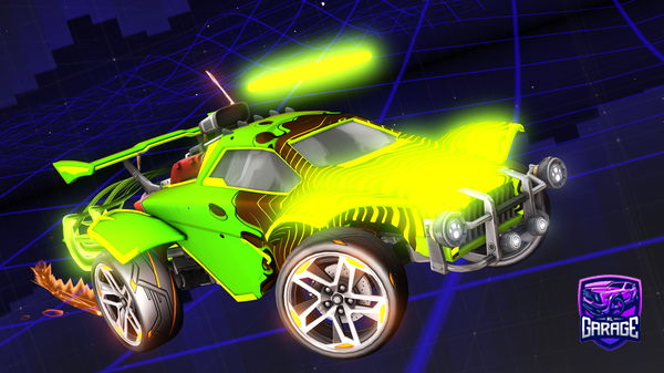 A Rocket League car design from MTGX
