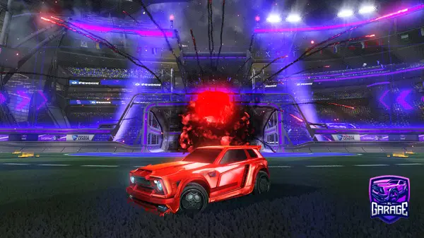 A Rocket League car design from Cyberspacerl