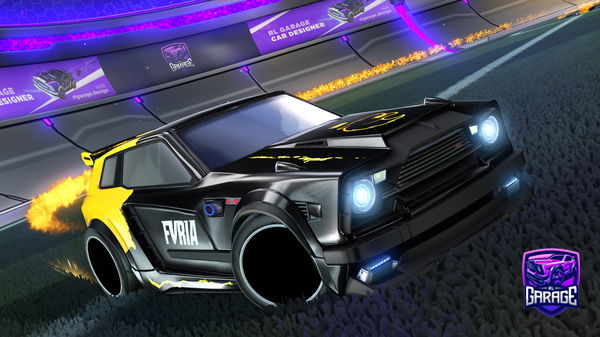 A Rocket League car design from GlacierG7