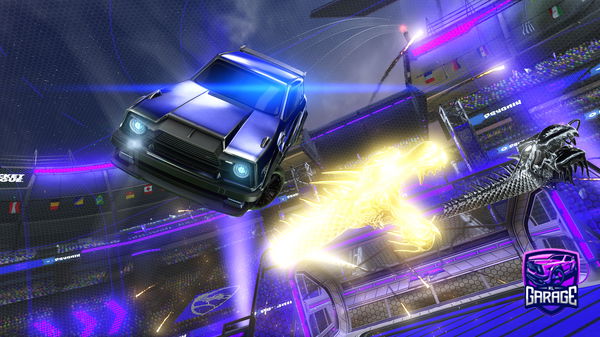 A Rocket League car design from Mobura