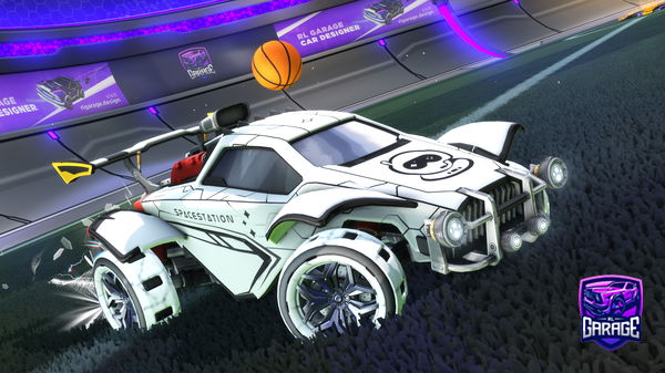 A Rocket League car design from Someone77