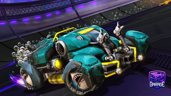 A Rocket League car design from Foo515