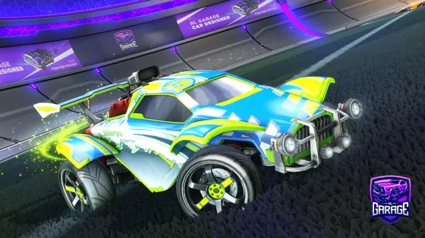 A Rocket League car design from HockeyGar27