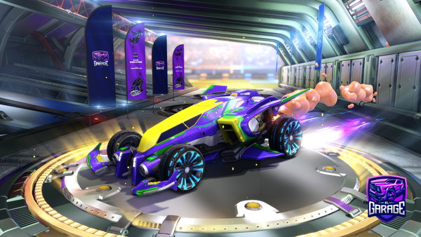 A Rocket League car design from _FTN_