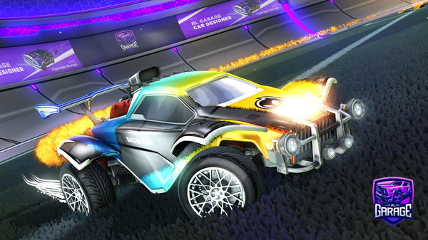 A Rocket League car design from agntbubblz