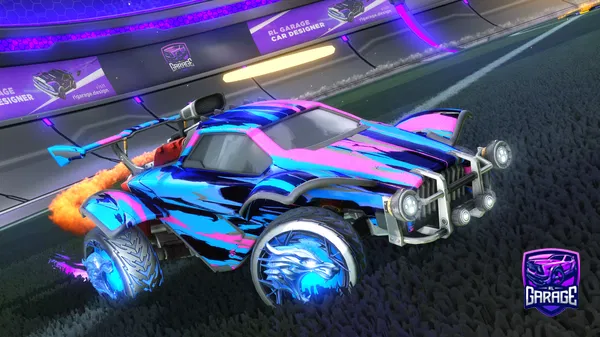 A Rocket League car design from CaioxBZ