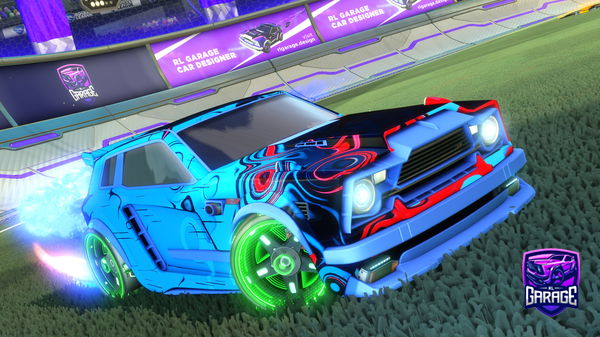 A Rocket League car design from FuzzyPotato7824