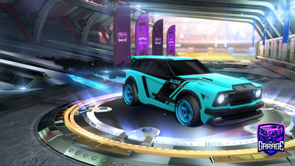 A Rocket League car design from fgqhsns