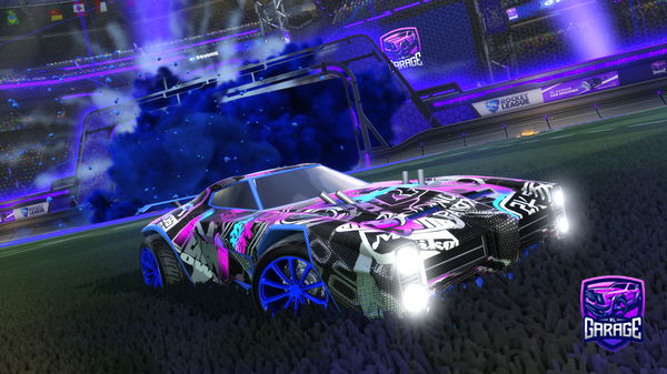 A Rocket League car design from Amnazzia