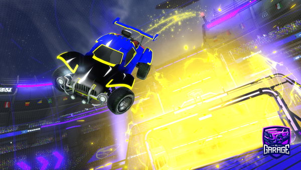 A Rocket League car design from Wigium