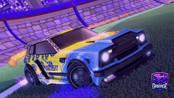 A Rocket League car design from meroneko