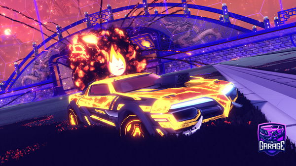 A Rocket League car design from WaffleKatz