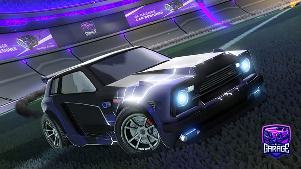 A Rocket League car design from Staggo