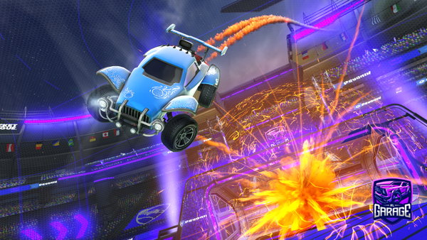 A Rocket League car design from DroogWater