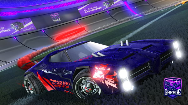 A Rocket League car design from Mystero619