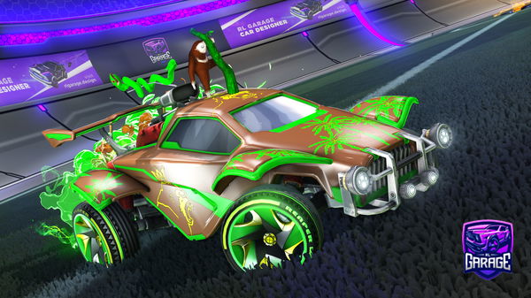 A Rocket League car design from SplitLemon