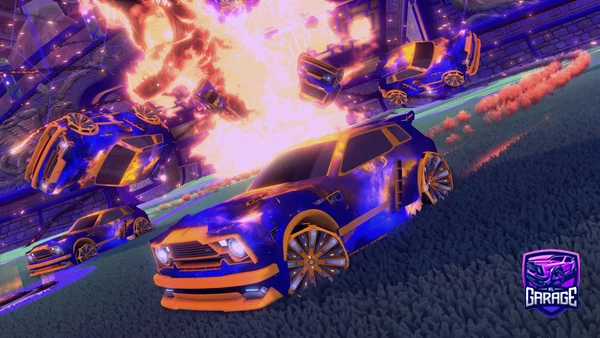 A Rocket League car design from Zanduraii