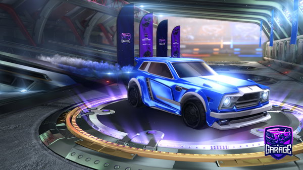 A Rocket League car design from mosaicos