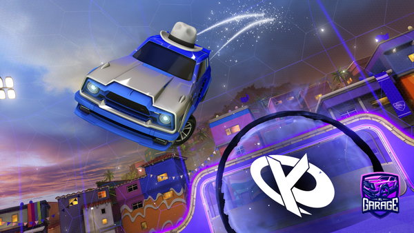 A Rocket League car design from steben