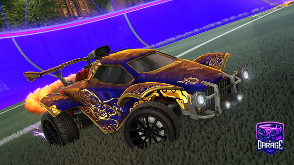 A Rocket League car design from TOXICAlfredCcccc4