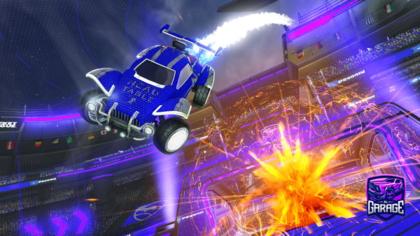 A Rocket League car design from l7vd