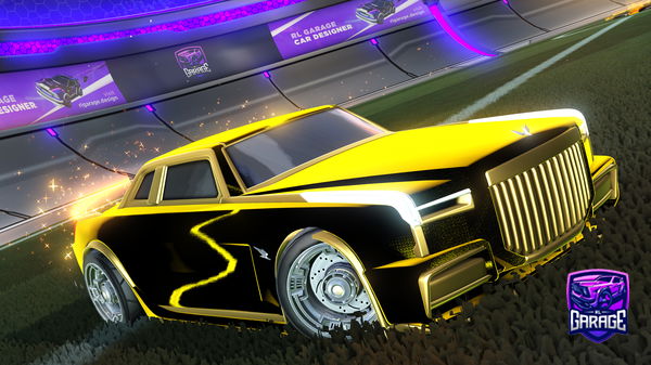 A Rocket League car design from CrmziYT