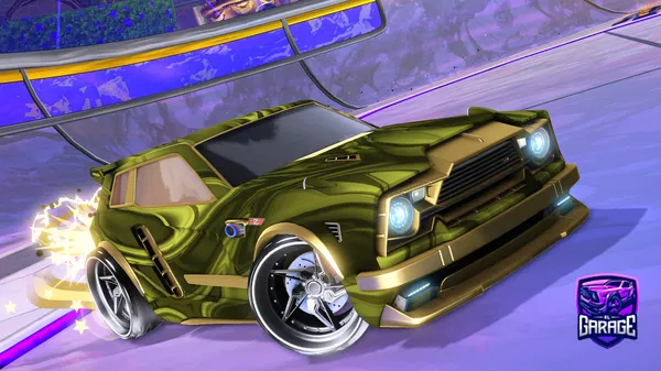 A Rocket League car design from Cosplash