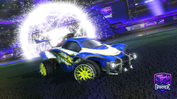 A Rocket League car design from radishsoup