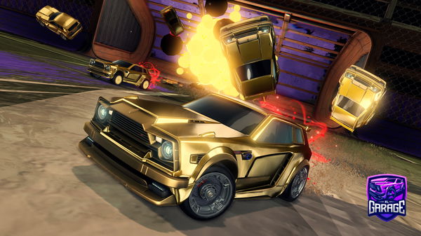 A Rocket League car design from kunai_ig