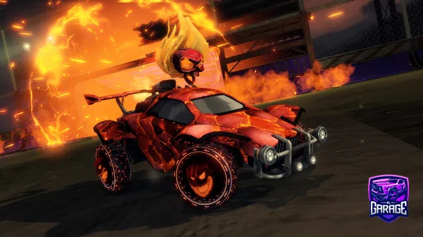 A Rocket League car design from Afateer