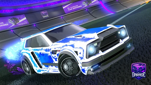 A Rocket League car design from PSITIK