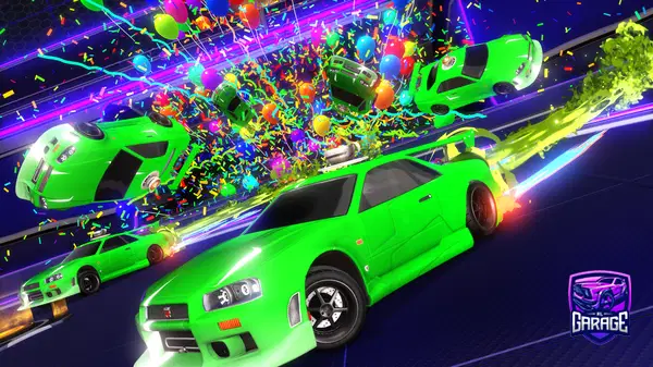 A Rocket League car design from Buffy356