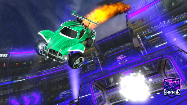 A Rocket League car design from Rhyotoxy