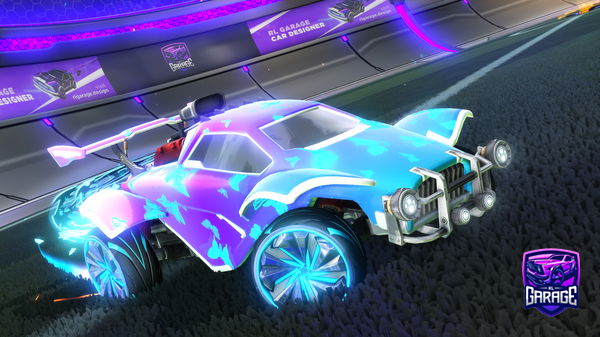 A Rocket League car design from Lunarblade01
