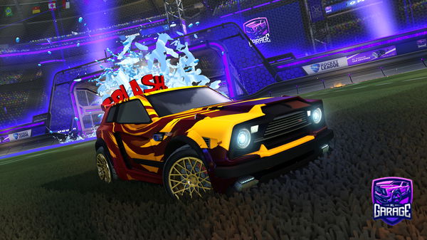 A Rocket League car design from IzarRL