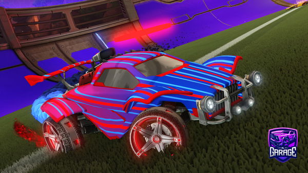 A Rocket League car design from MTGX