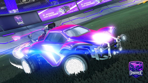 A Rocket League car design from 2K26