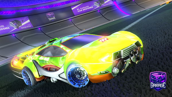 A Rocket League car design from Shooteo2313