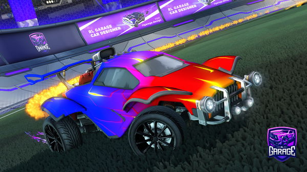 A Rocket League car design from Twix_Da_boss