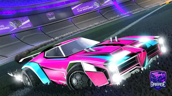 A Rocket League car design from GI1tch