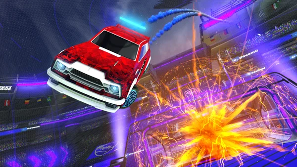 A Rocket League car design from tvct45p