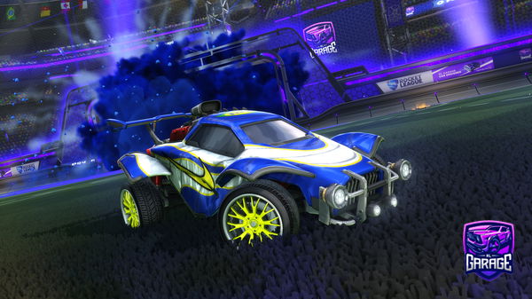 A Rocket League car design from radishsoup