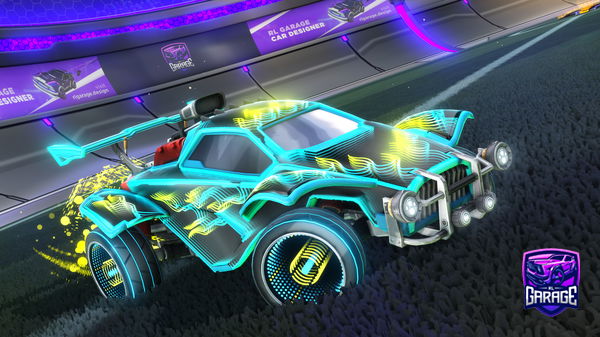 A Rocket League car design from Meliz001