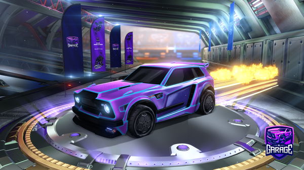 A Rocket League car design from FrostiNien