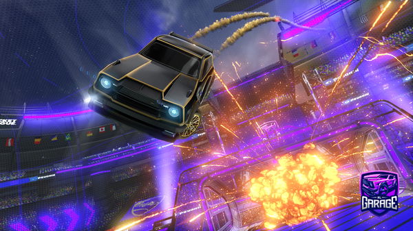 A Rocket League car design from Tgamer22