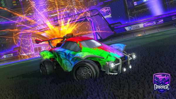 A Rocket League car design from artix_is_srry