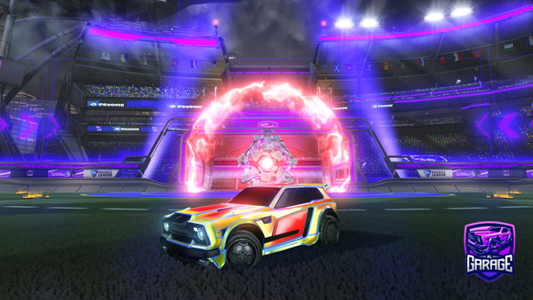 A Rocket League car design from Cheekybro9