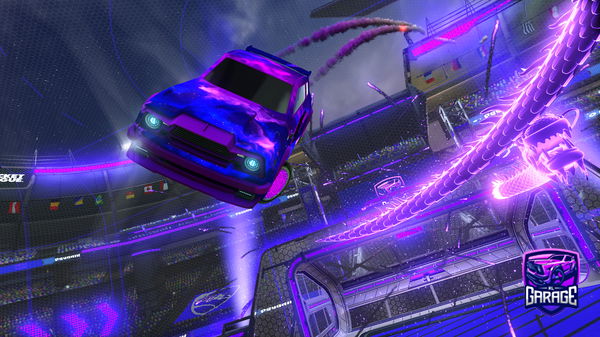 A Rocket League car design from Bebeokos